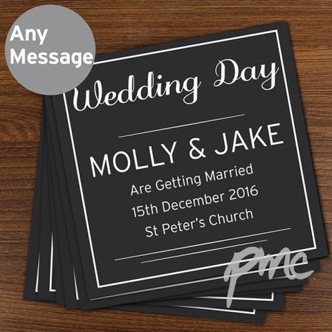 Personalised Classic Pack of 20 Cards/Invites