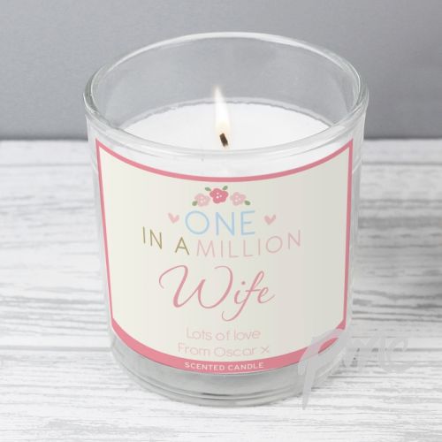 Personalised One in a Million Scented Jar Candle