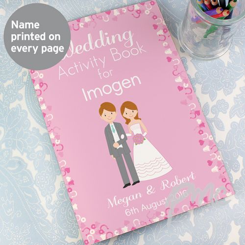Personalised Wedding Activity Book for Girls