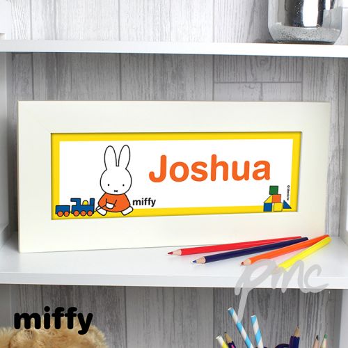 Personalised Miffy Name Frame