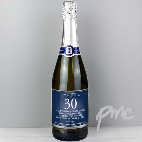 Personalised Big Age Bottle of Prosecco