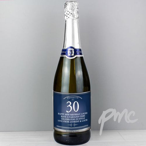 Personalised Big Age Bottle of Prosecco