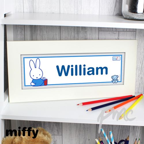Personalised Miffy Playful Name Frame