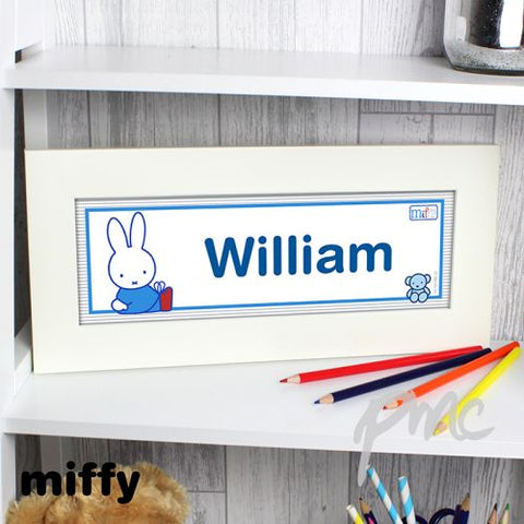 Personalised Miffy Playful Name Frame