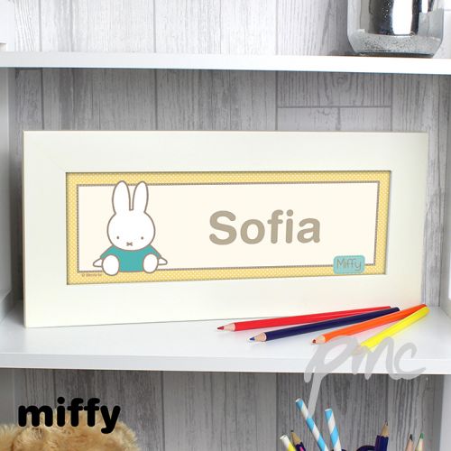Personalised Miffy Sunshine Name Frame