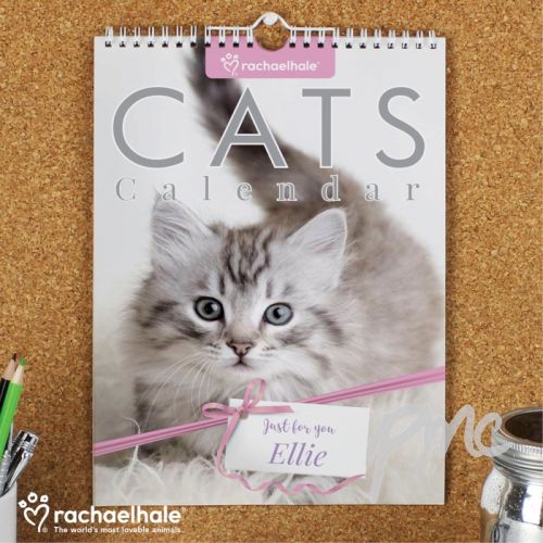 Personalised Rachael Hale A4 Cats Calendar