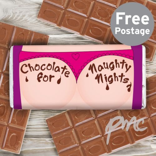 Personalised Naughty Nights Milk Chocolate Bar