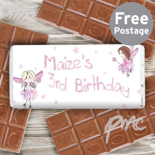 Personalised Fairy Milk Chocolate Bar