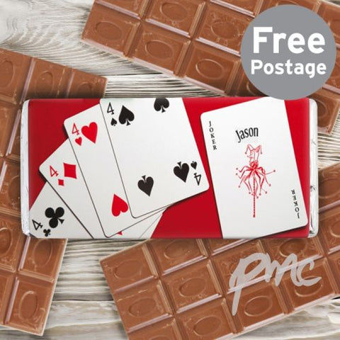 Personalised Joker Milk Chocolate Bar