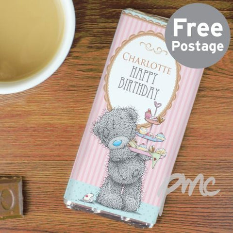 Personalised Me to You Cupcake Milk Chocolate Bar For Her