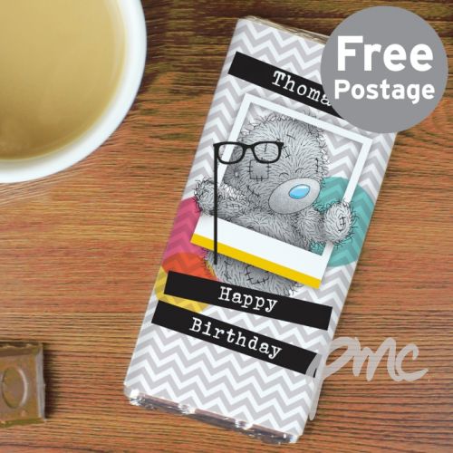 Personalised Me to You Trendy Snapshot Milk Chocolate Bar