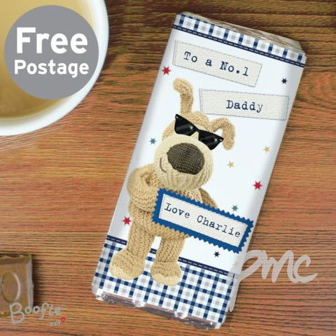 Personalised Boofle Stars Milk Chocolate Bar