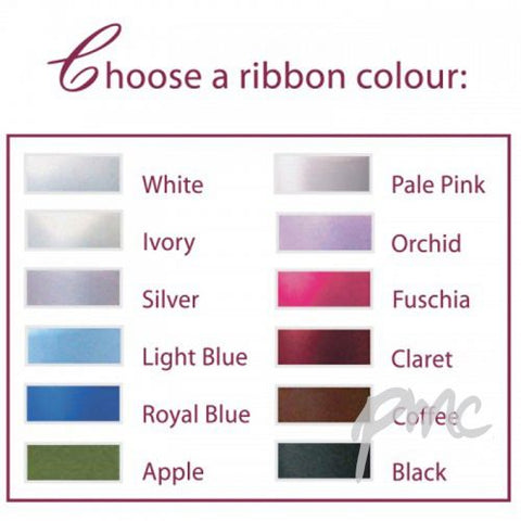 Satin Edged Ribbon - 10 Meters