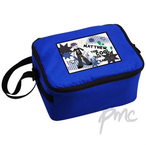 Personalised Too Cool Boy Lunch Bag