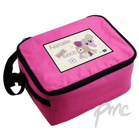 Personalised Cotton Zoo Wynciette the Elephant Lunch Bag