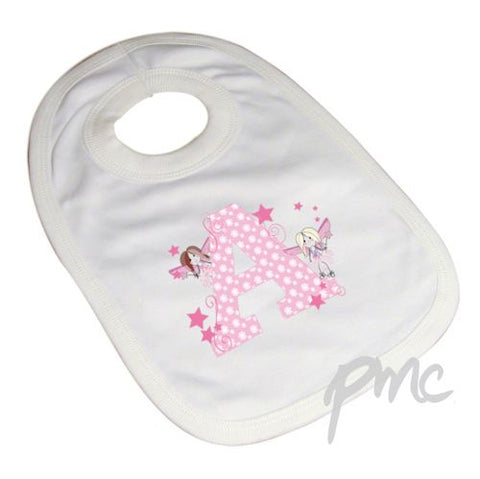 Personalised Fairy Letter Baby Bib