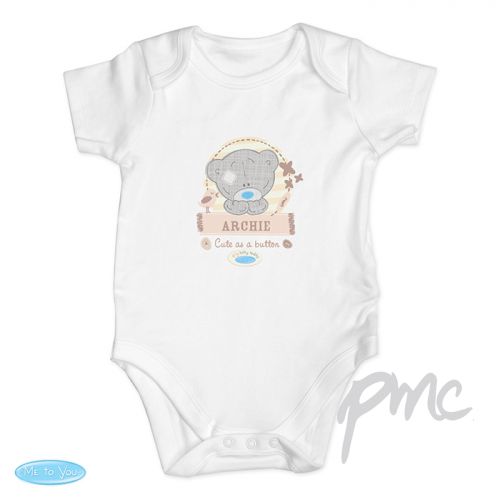 Personalised Tiny Tatty Teddy 3-6 Months Baby Vest