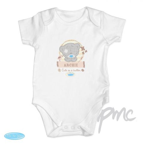 Personalised Tiny Tatty Teddy 12-18 Months Baby Vest