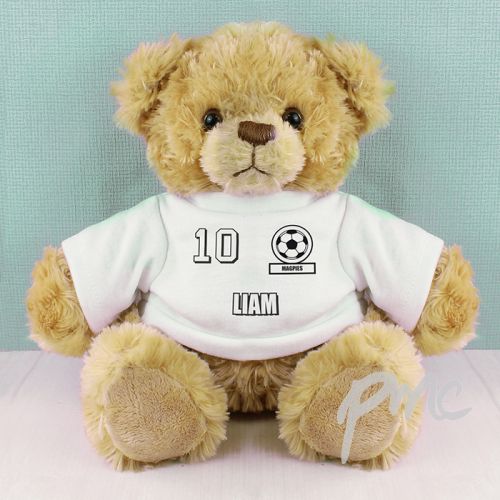 Personalised Football Fan T-Shirt Message Bear