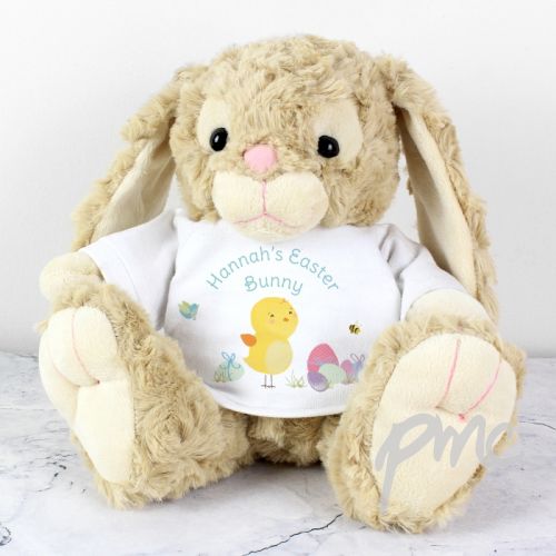 Personalised Easter Meadow T-Shirt Bunny