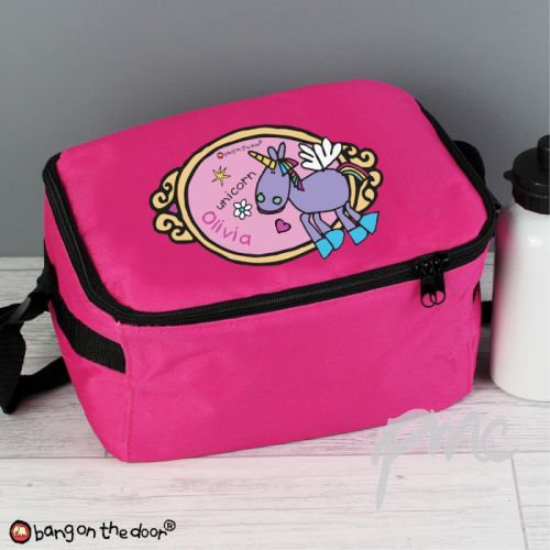 Personalised Bang on the Door Unicorn Lunch Bag