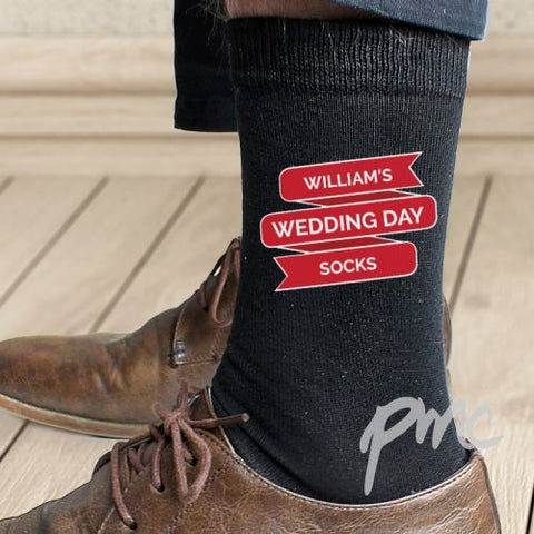 Personalised Banner Design Men's Socks