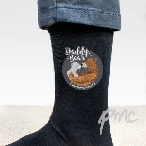 Personalised Daddy Bear Men's Socks