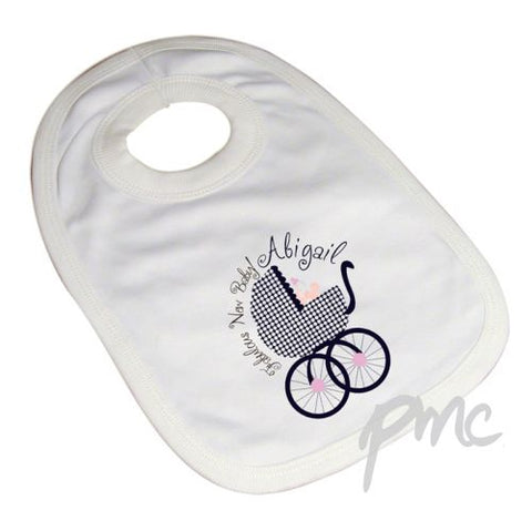 Personalised Fabulous Baby Girl Bib