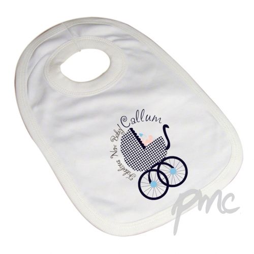 Personalised Fabulous Baby Boy Bib