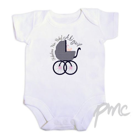 Personalised Fabulous Baby Girl 0-3 Months Baby Vest