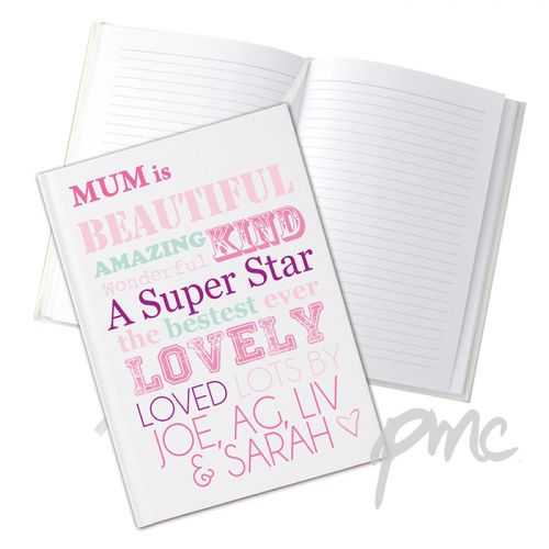 Personalised She Is... Hardback A5 Notebook