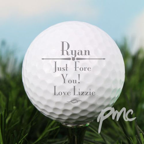 Personalised Message Golf Ball