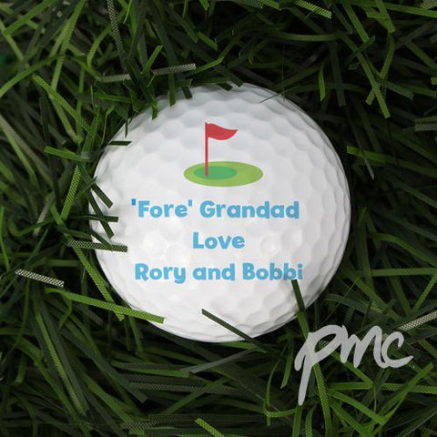 Personalised Flag Golf Ball