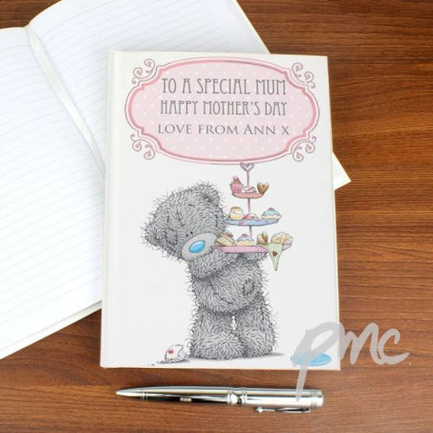 Personalised Me To You Cupcake Hard Back A5 Notebook
