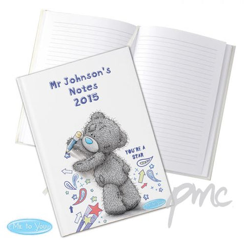 Personalised Me to You Teacher Hardback A5 Notebook