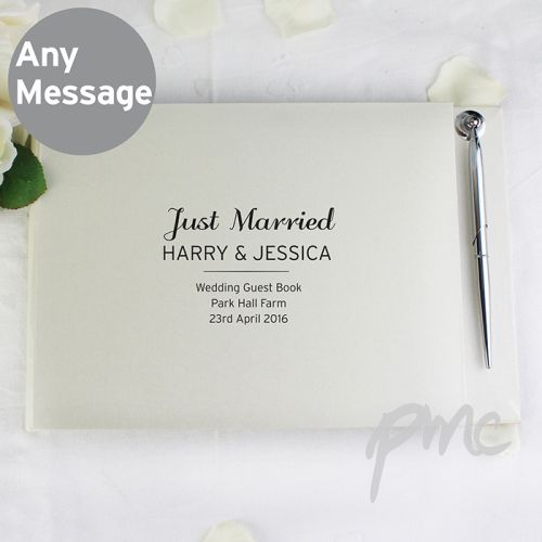 Personalised Classic Guest Book & Pen