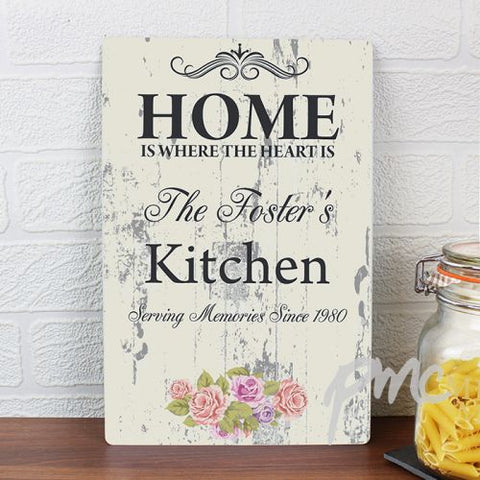 Personalised Shabby Chic Sign