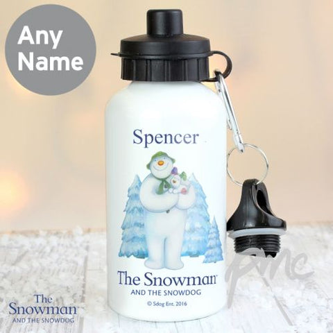 Personalised The Snowman and the Snowdog Drinks Bottle