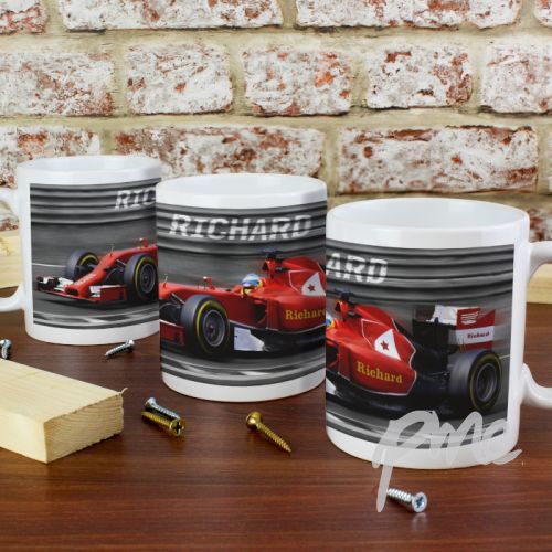 Personalised Formula 1 Mug