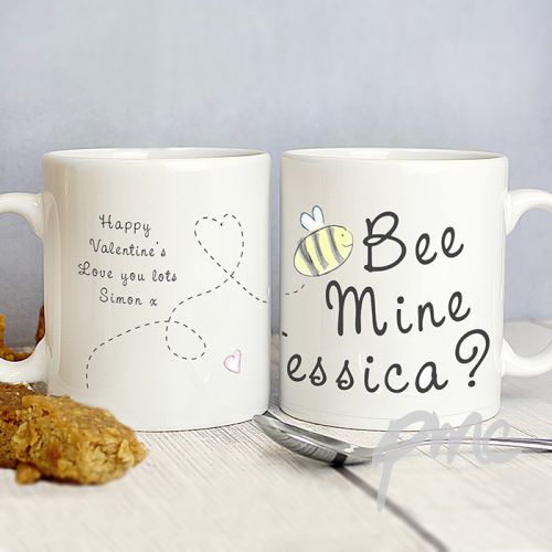 Personalised Bee Mine Mug