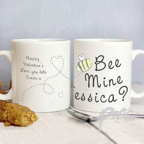Personalised Bee Mine Mug
