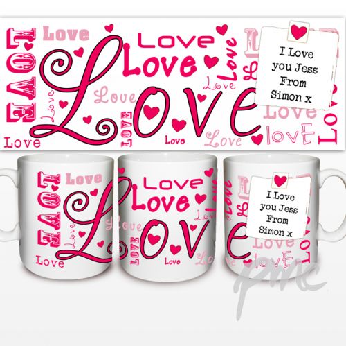 Personalised Lots of Loves Mug