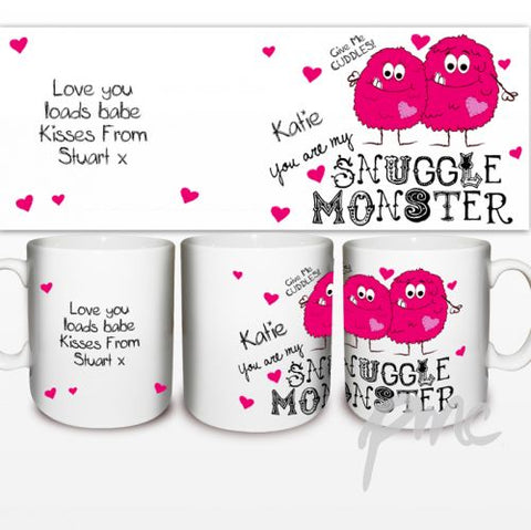 Personalised Snuggle Monster Mug