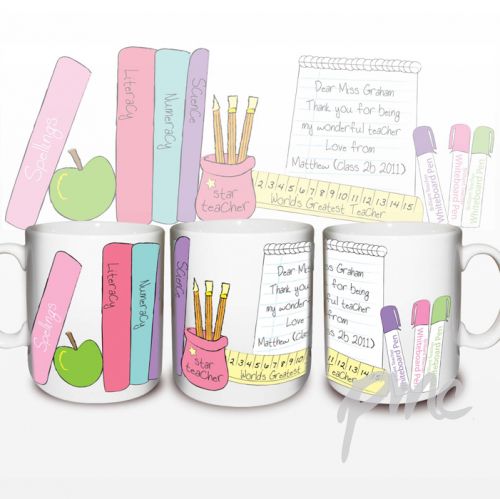 Personalised Female Teacher Mug