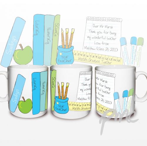 Personalised Male Teacher Mug