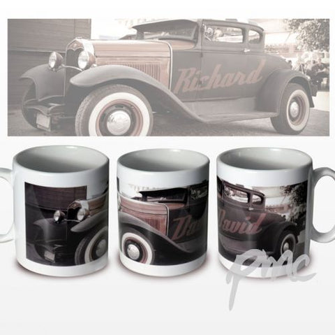 Personalised Classic Car Mug