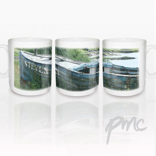 Personalised Old Barge Mug