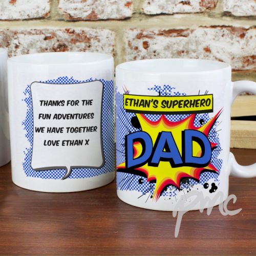 Personalised Comic Book Themed Mug