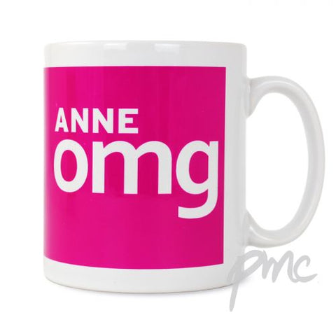 Personalised OMG Slogan Mug