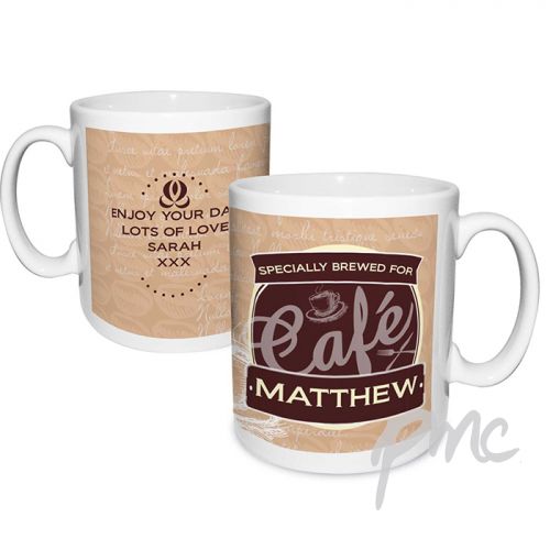 Personalised Cafe Mug